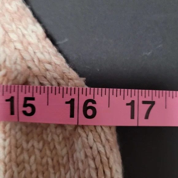 Madewell Womens Medium Tan Cowl Neck Sweater Vest Sleeveless Cutaway Merino Wool - Picture 7 of 8